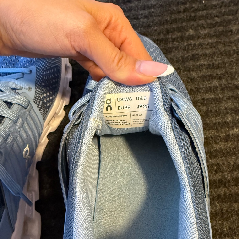 On Running Light Blue Performance Sneakers - Picture 5 of 5